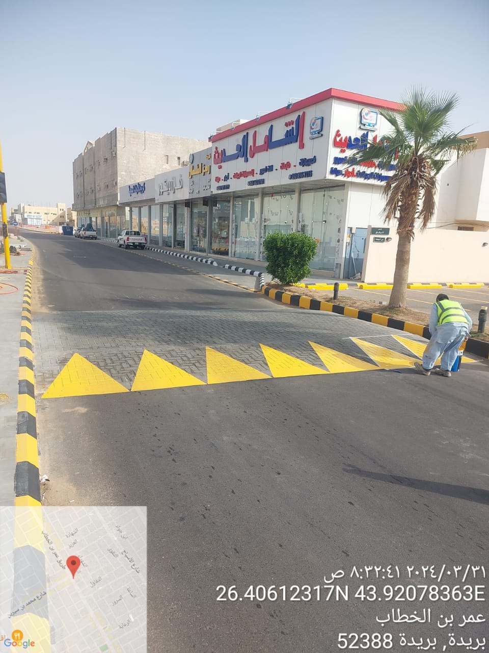 إعادة تأهيل بعض التقاطعات بمدينة بريدة